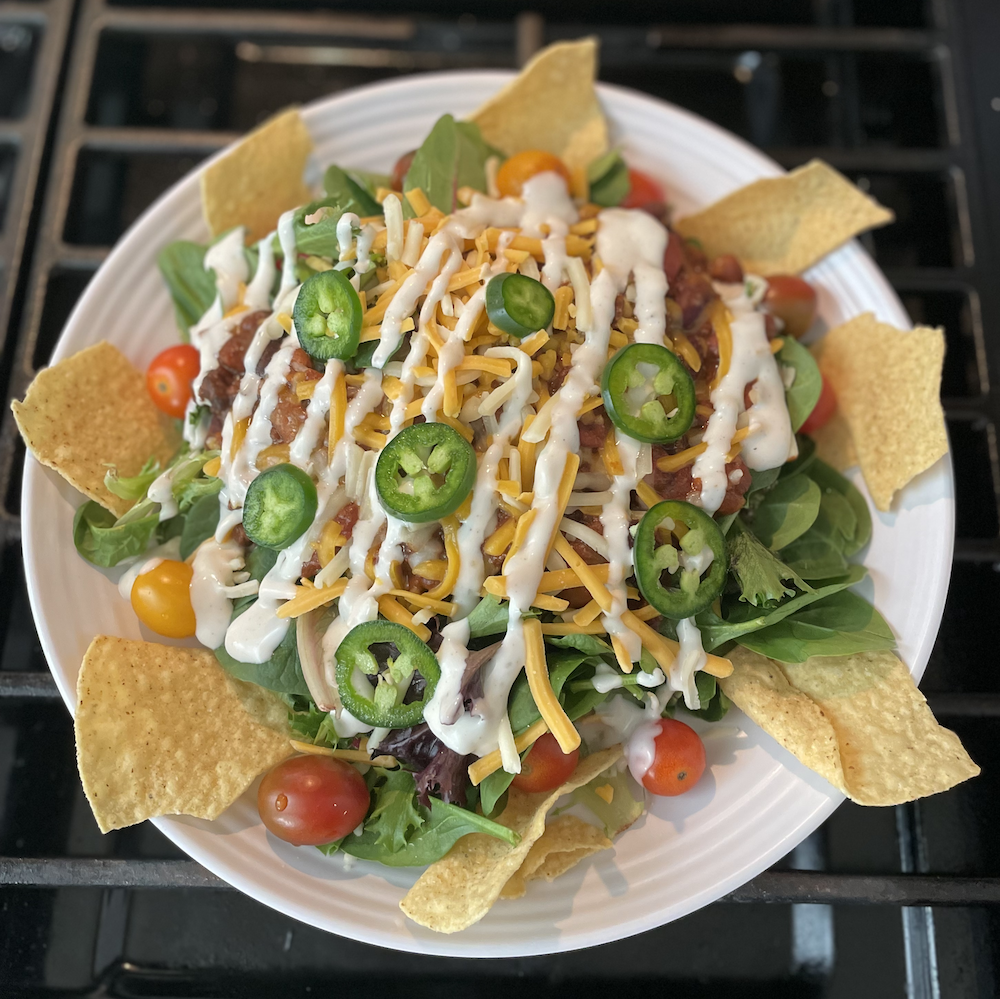 Beef Chili Salad Photo